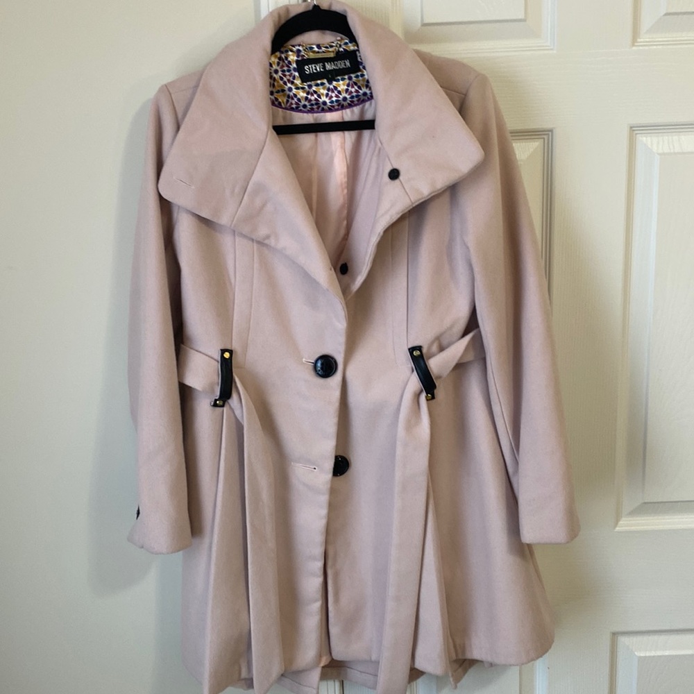 Blush Pink car coat